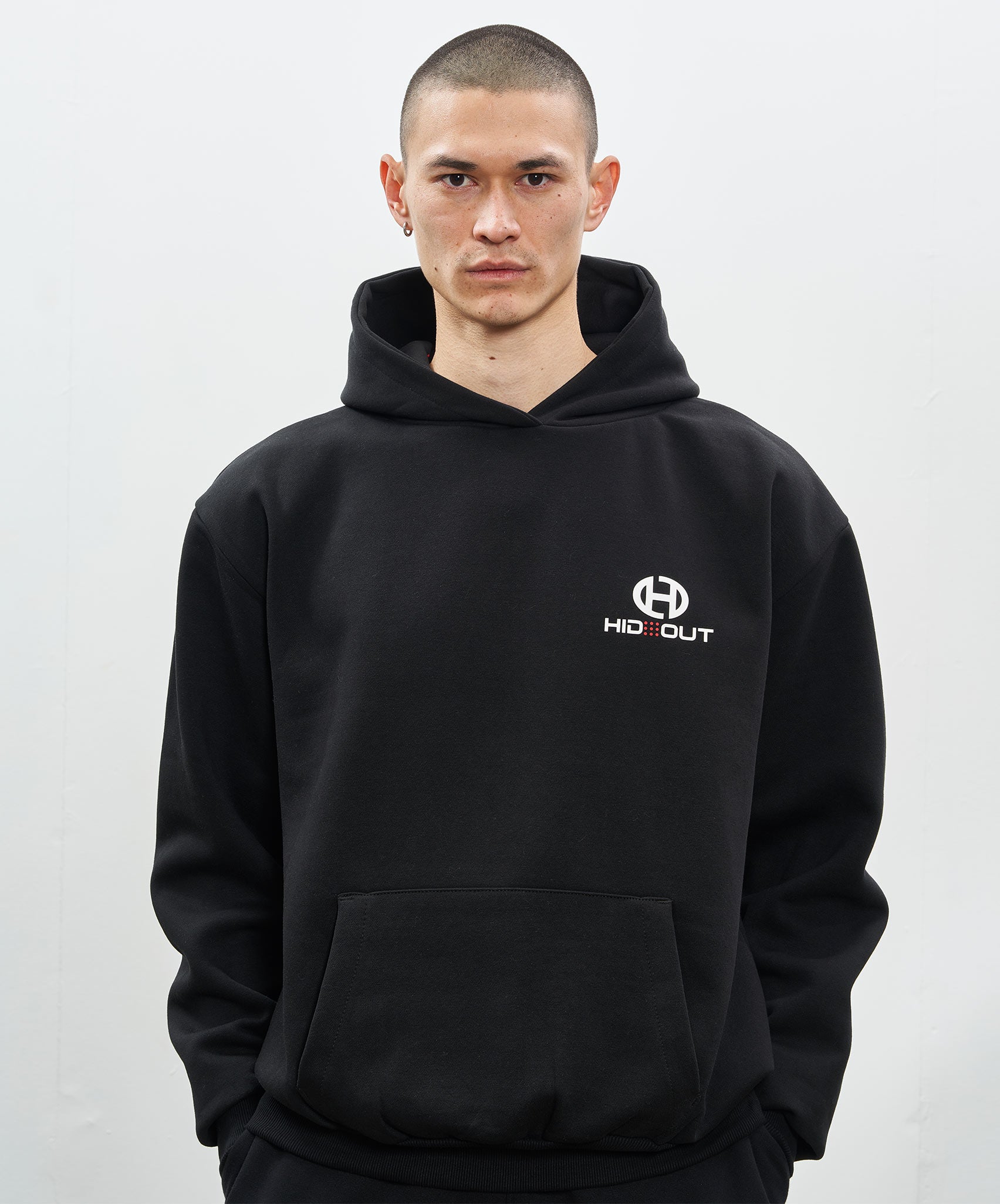 Hidden Hideout Classic Unity Hoodie in Black