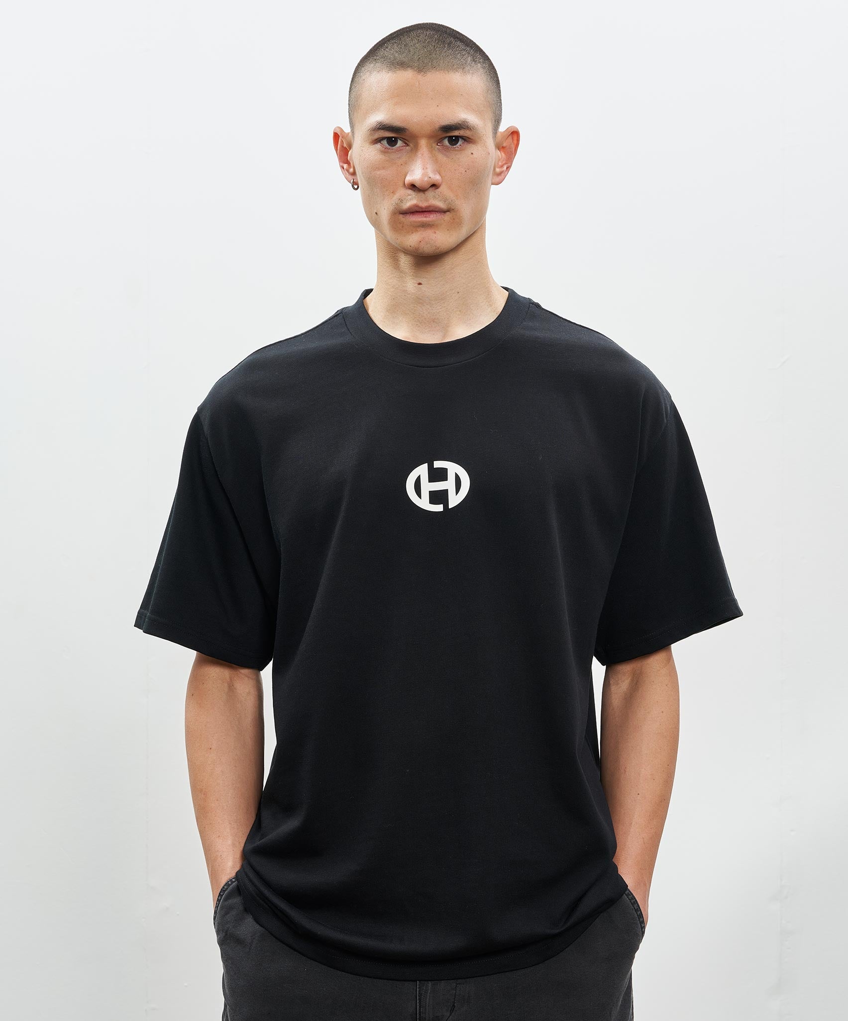 Hidden Hideout Oval Tee Black