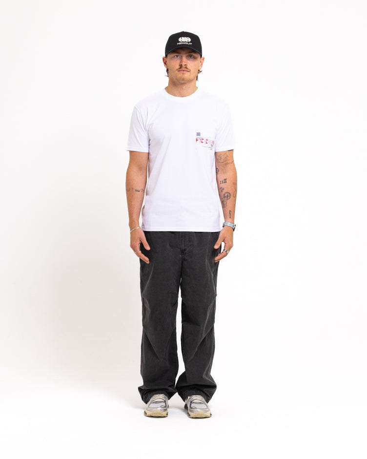 ASTRO T-SHIRT SS26-White/NG/Rose red