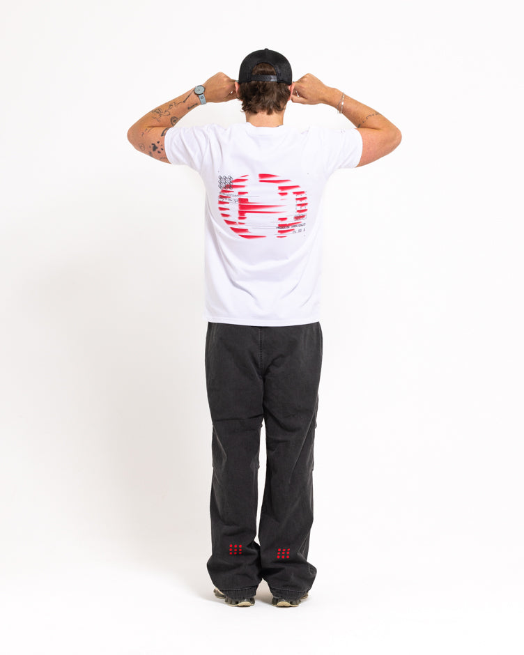 ASTRO T-SHIRT SS26-White/NG/Rose red