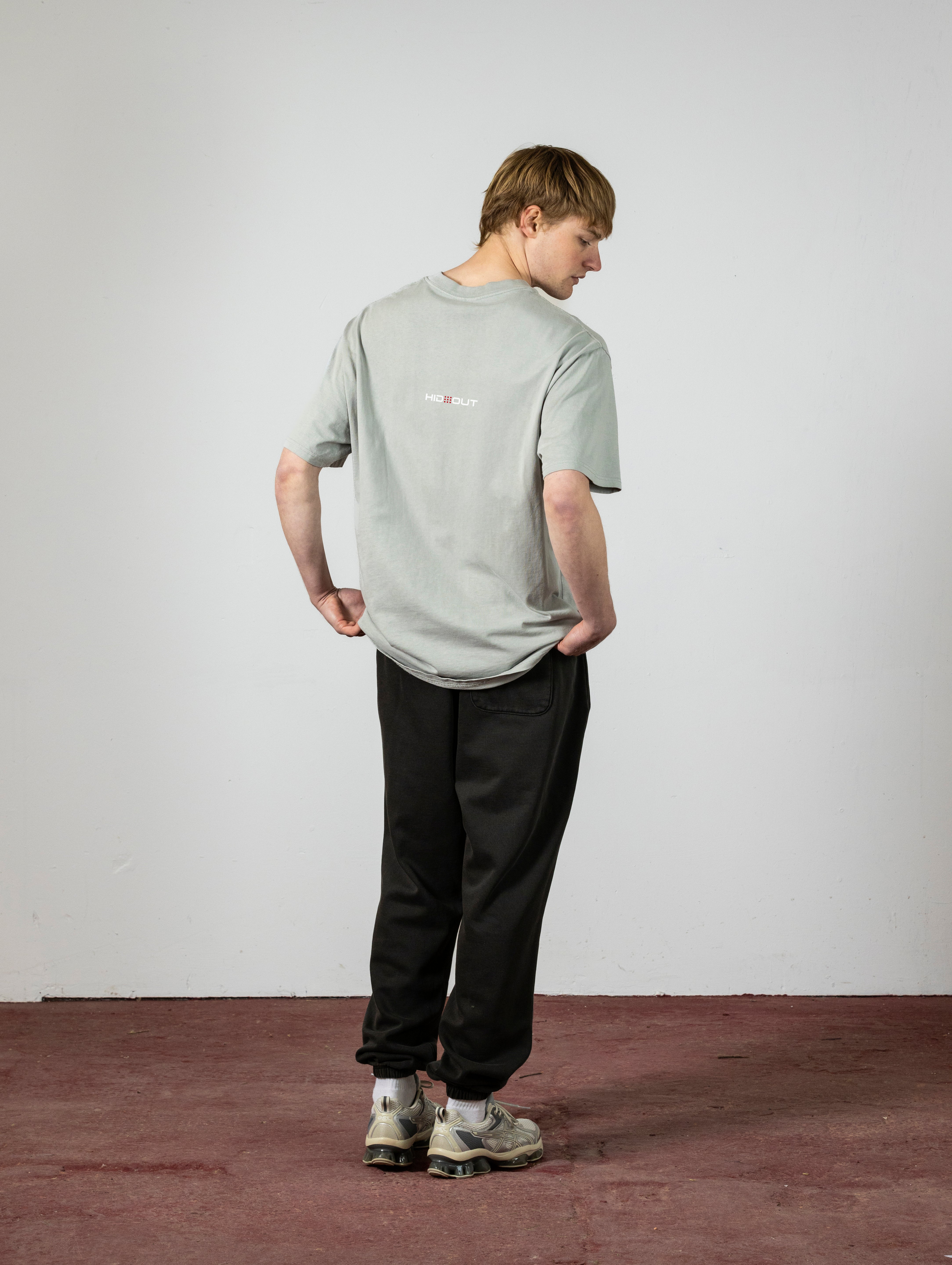 OVAL HEAVYWEIGHT TEE - Vintage grey