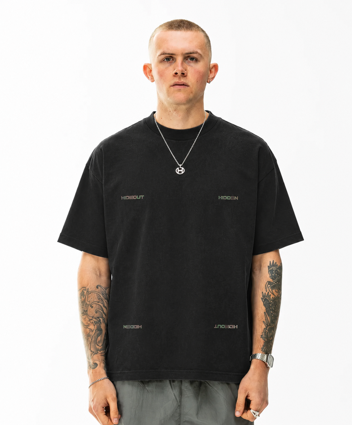 MM25 T-SHIRT -BLACK/CAMO