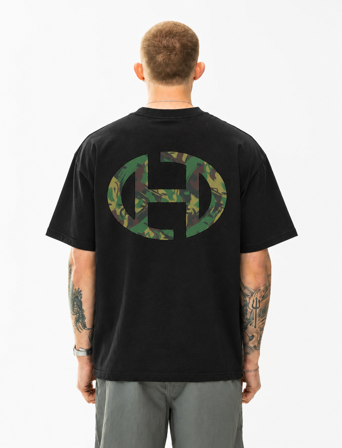 MM25 T-SHIRT -BLACK/CAMO