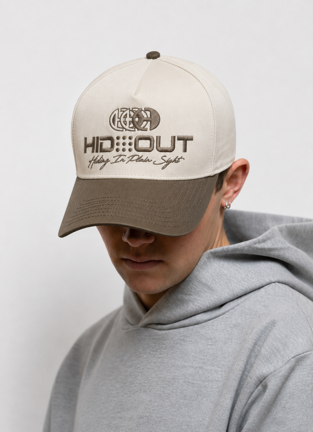 SYLO CAP - 5 PANEL TWO TONE( NAT/MOCHA)