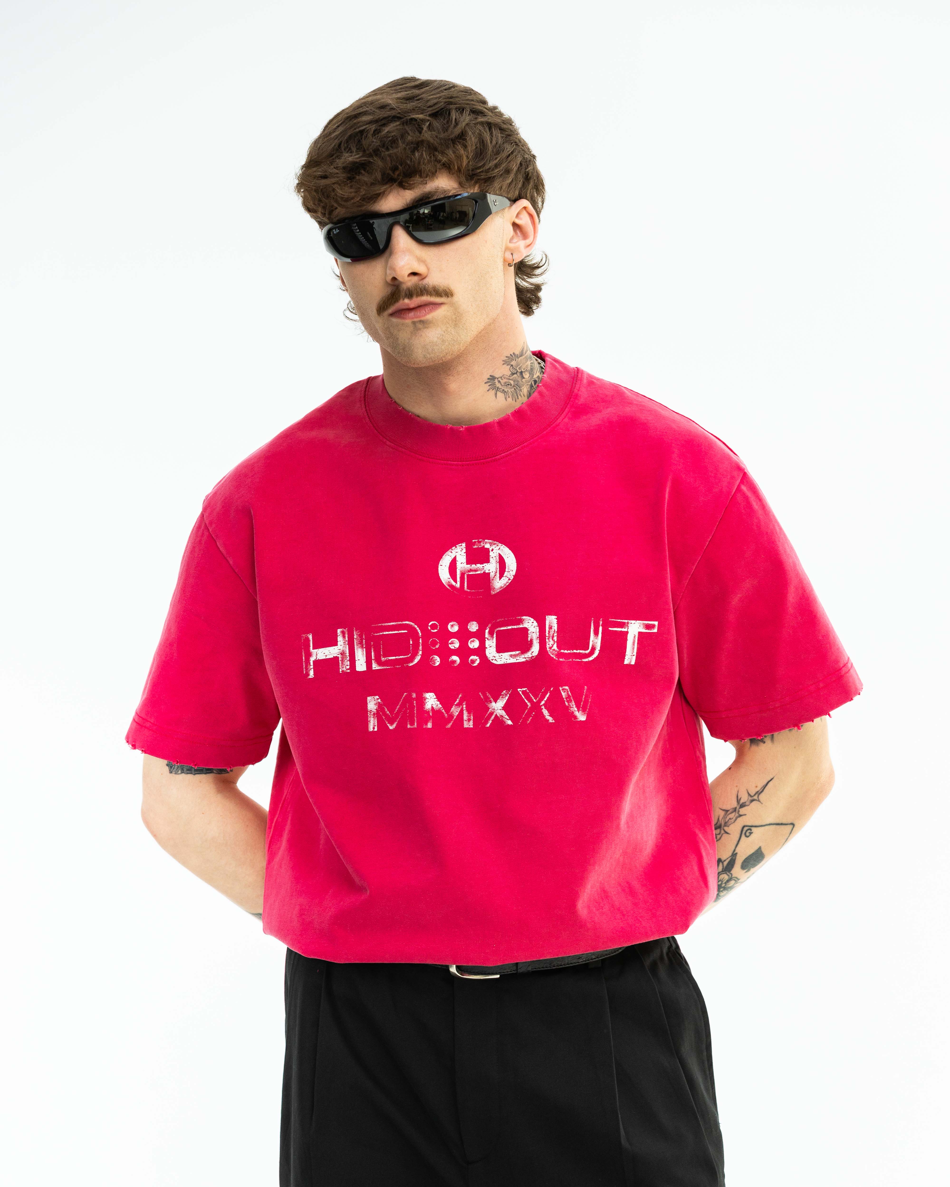 Hendrix T-shirt Rose Red