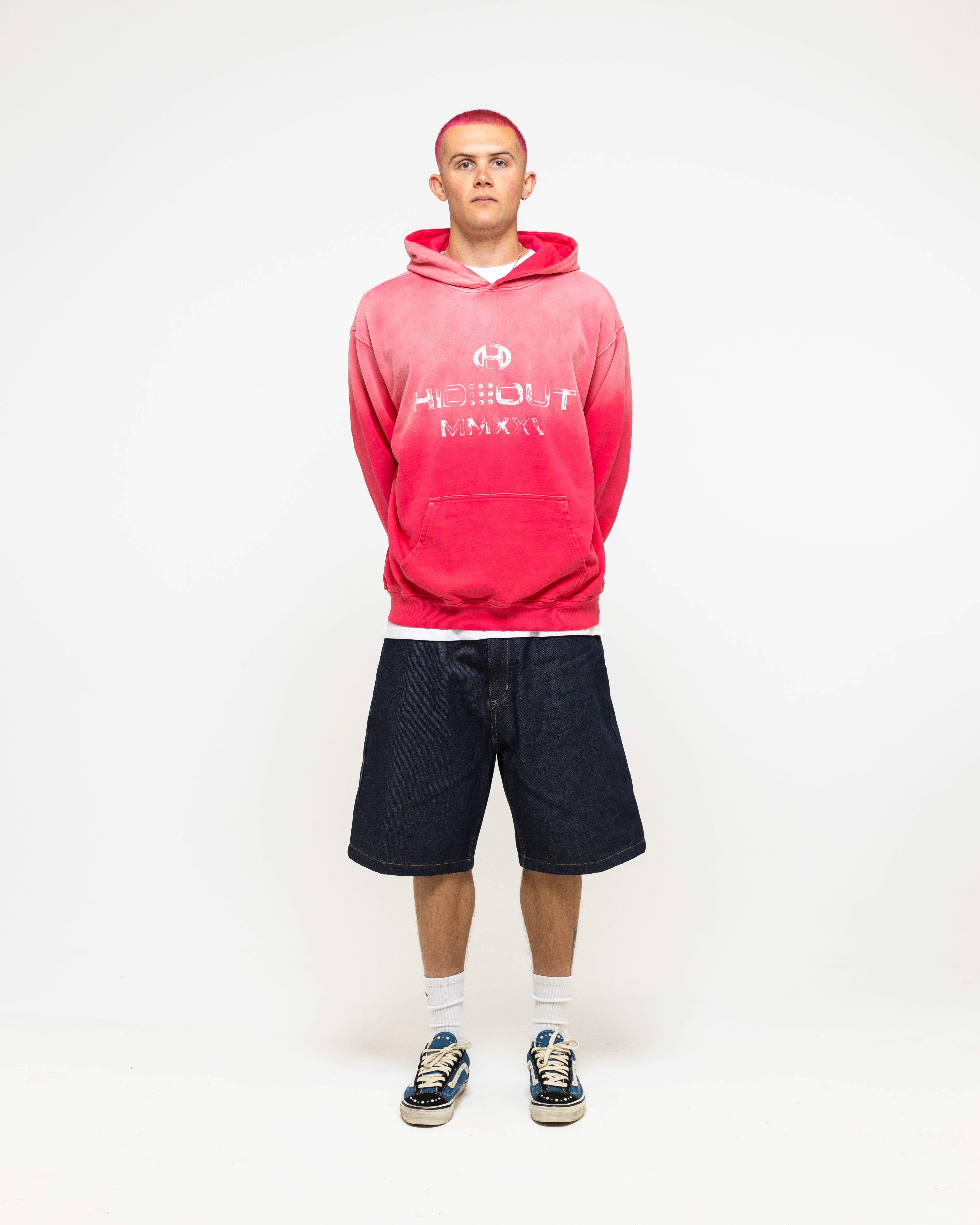 HENDRIX  HOODIE- SUNFADE PINK(LTD AVAILABILITY)