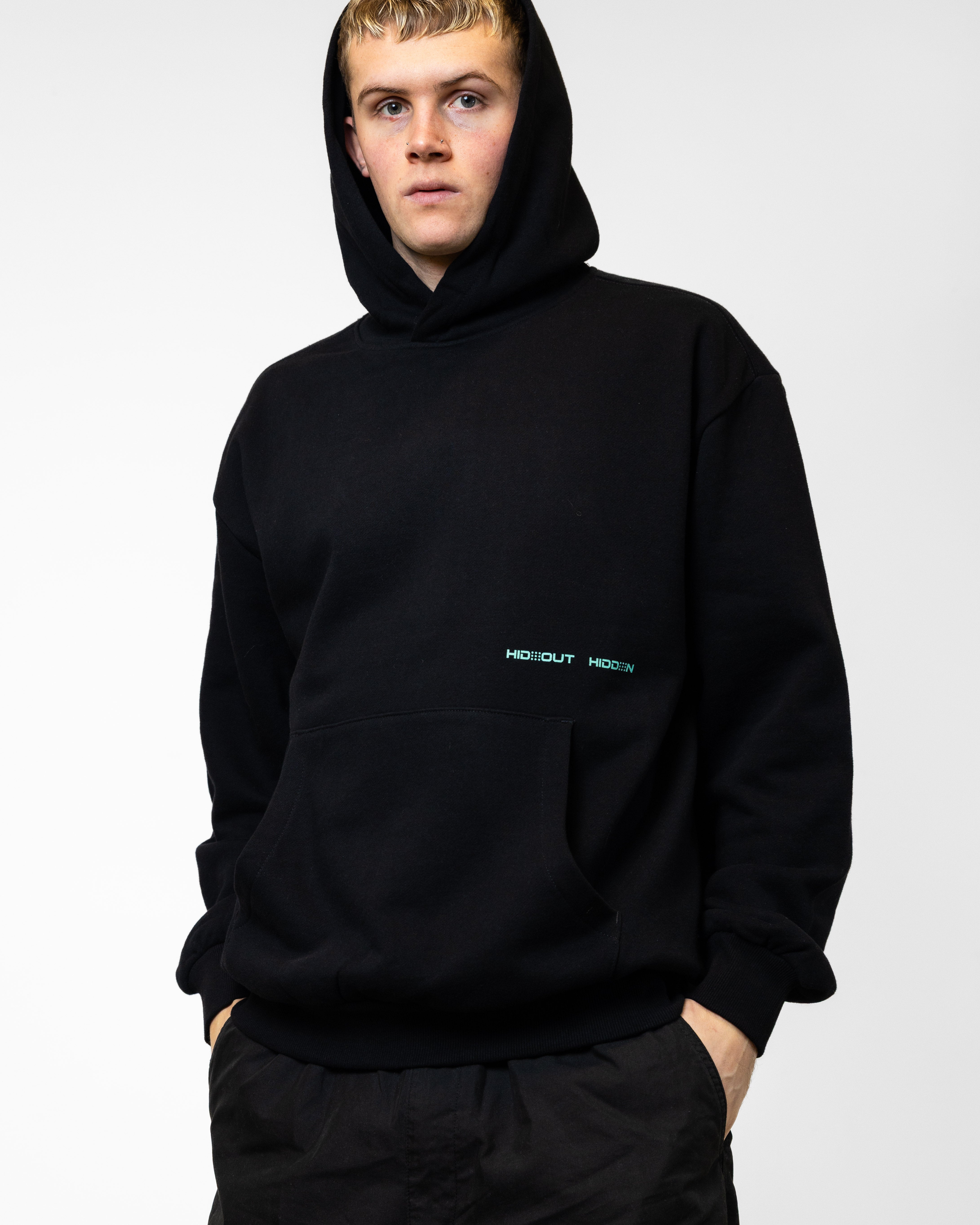 SINGER HOODY-BLACK/APPLE - RELAXED FIT