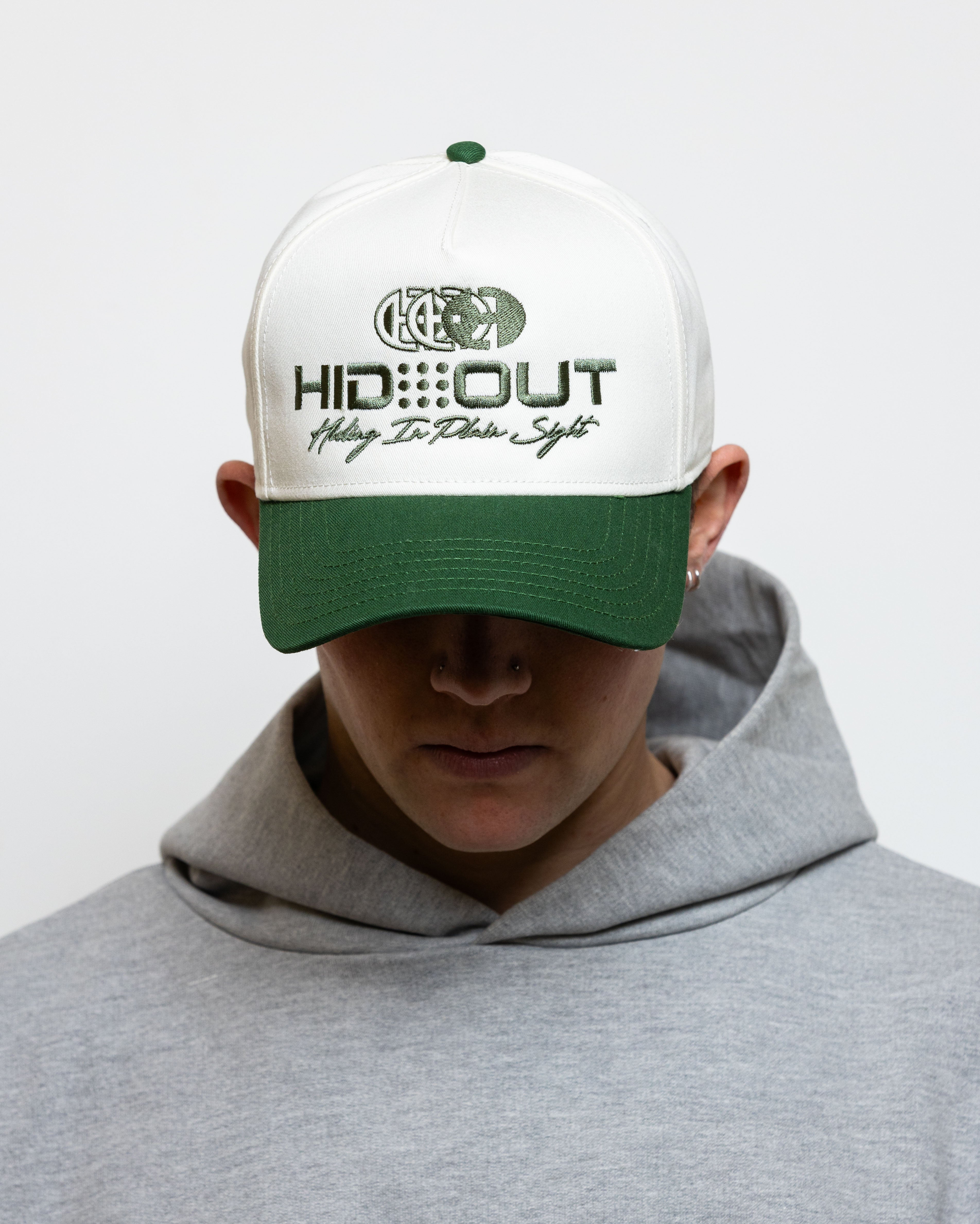 SYLO CAP - 5 PANEL TWO TONE( NAT/FOREST)