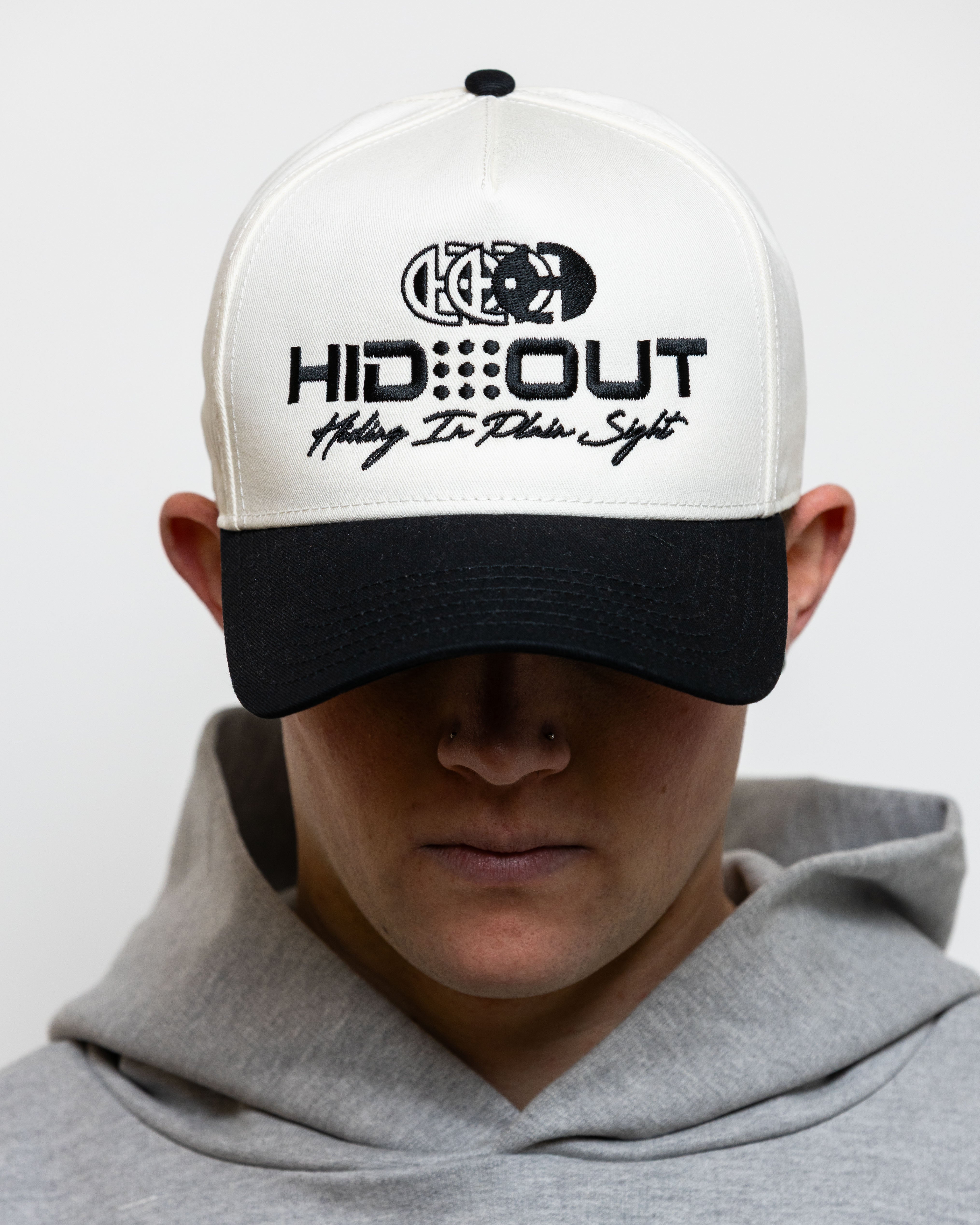 SYLO CAP - 5 PANEL TWO TONE(NAT/BLK)