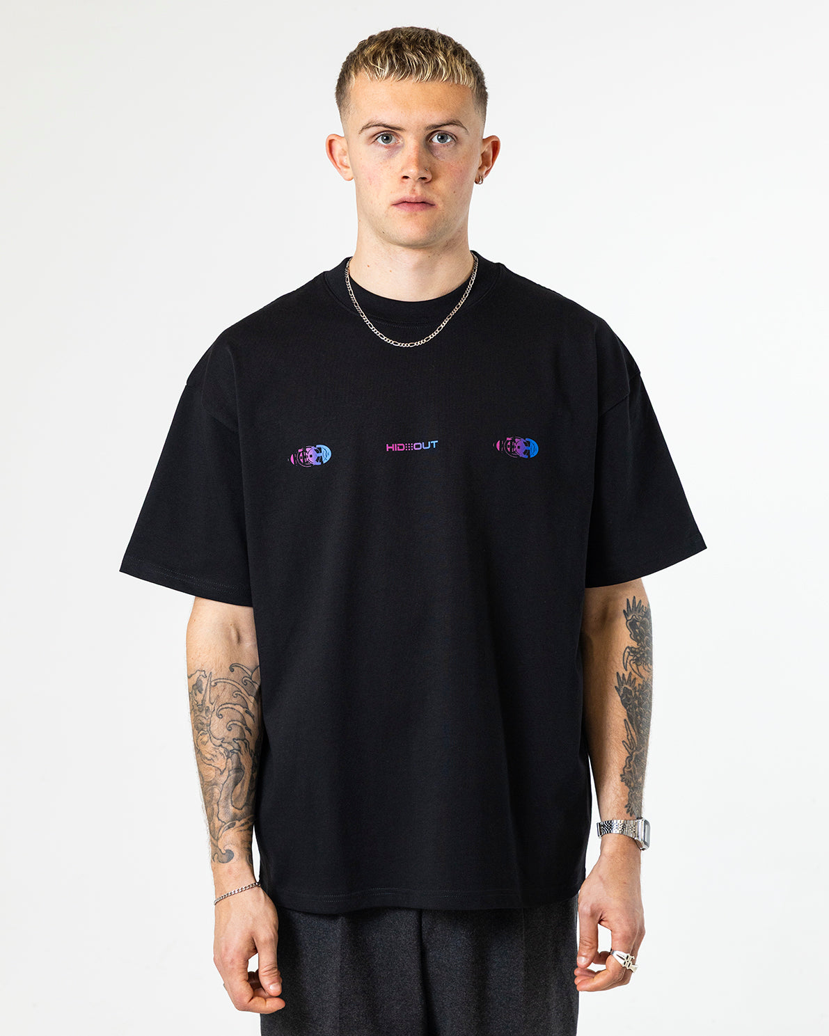 SHADOW TEE-BLACK-OVERSIZED FIT
