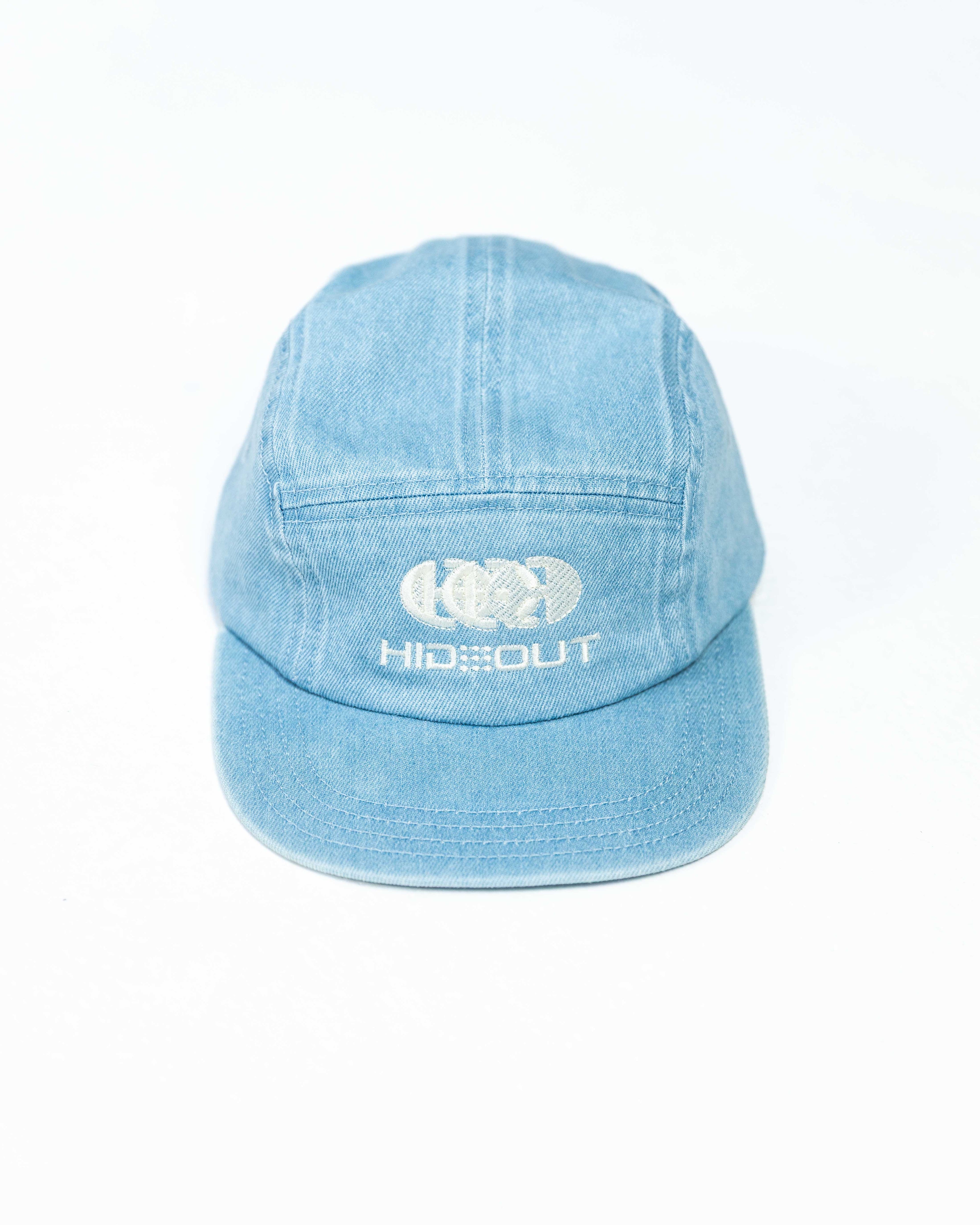 Hidden Hideout ARLO -CAP 5 PANEL FLAT VISOR- Light Denim