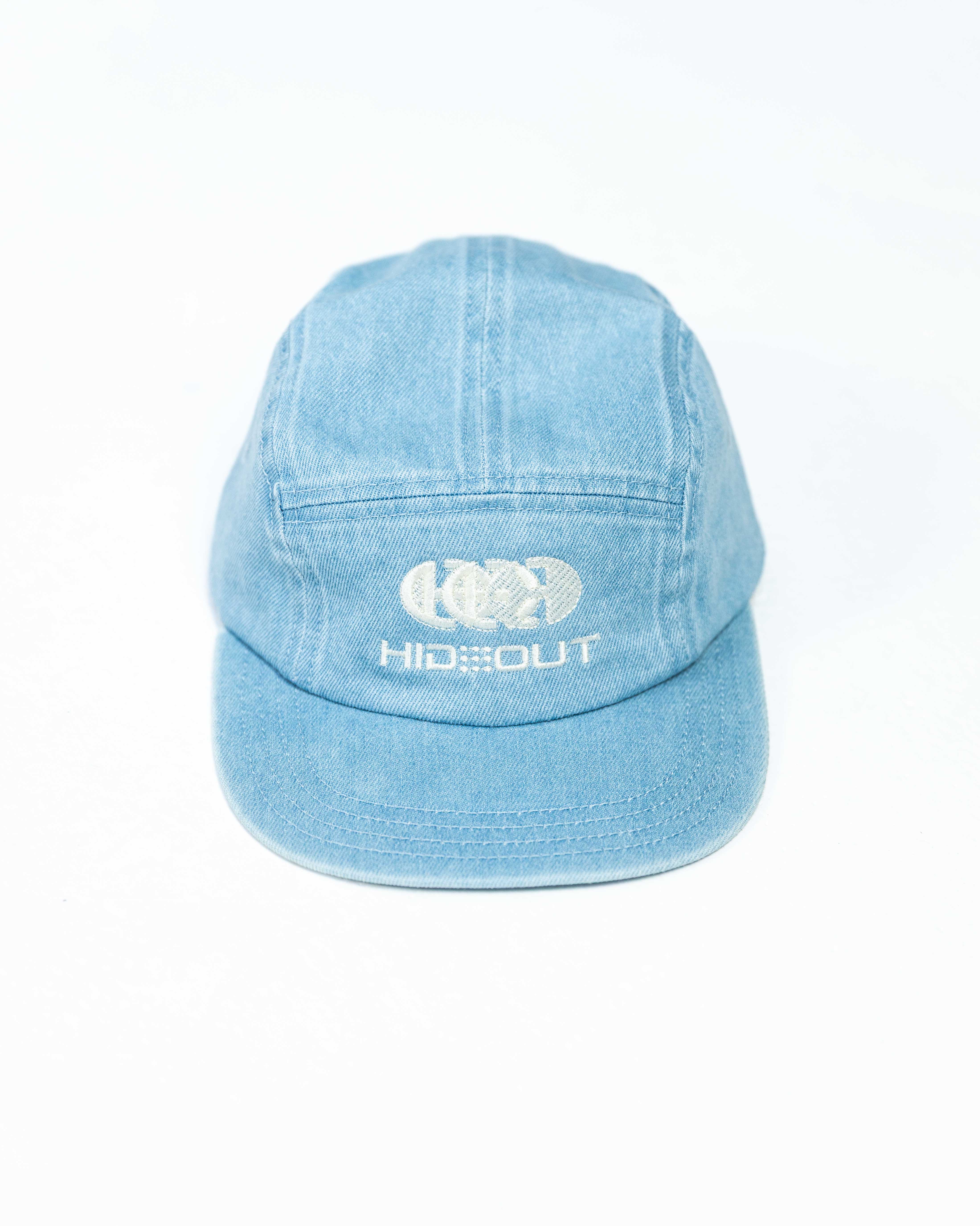 Hidden Hideout ARLO -CAP 5 PANEL FLAT VISOR- Light Denim