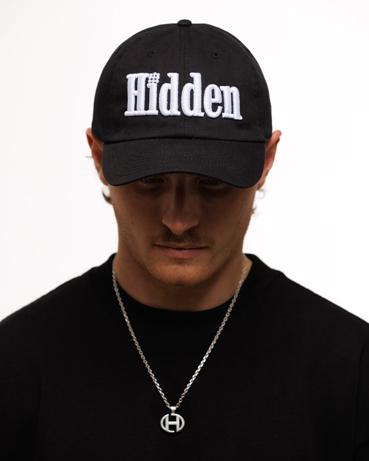 RALO DAD CAP -BLACK/WHITE