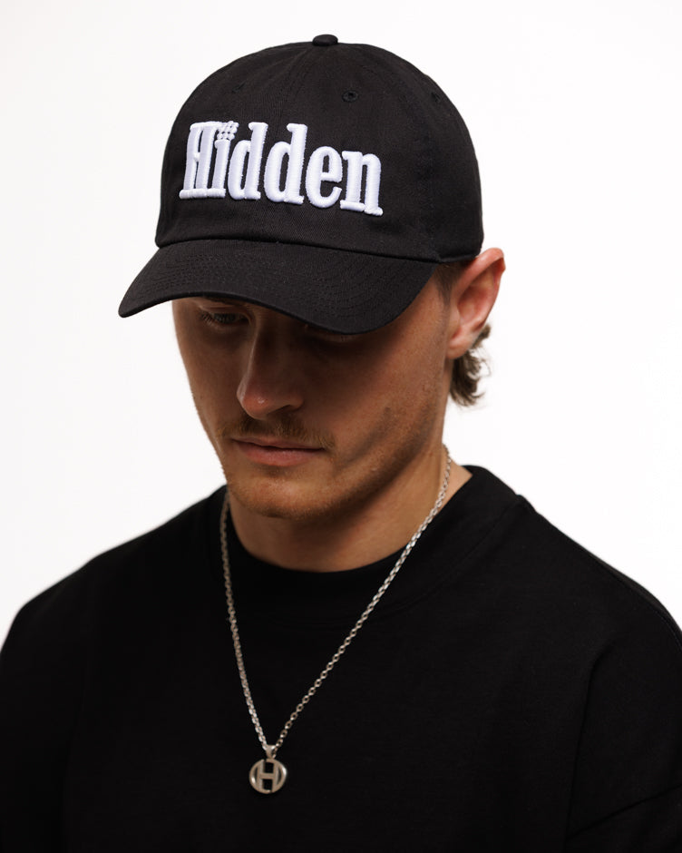 RALO DAD CAP -BLACK/WHITE