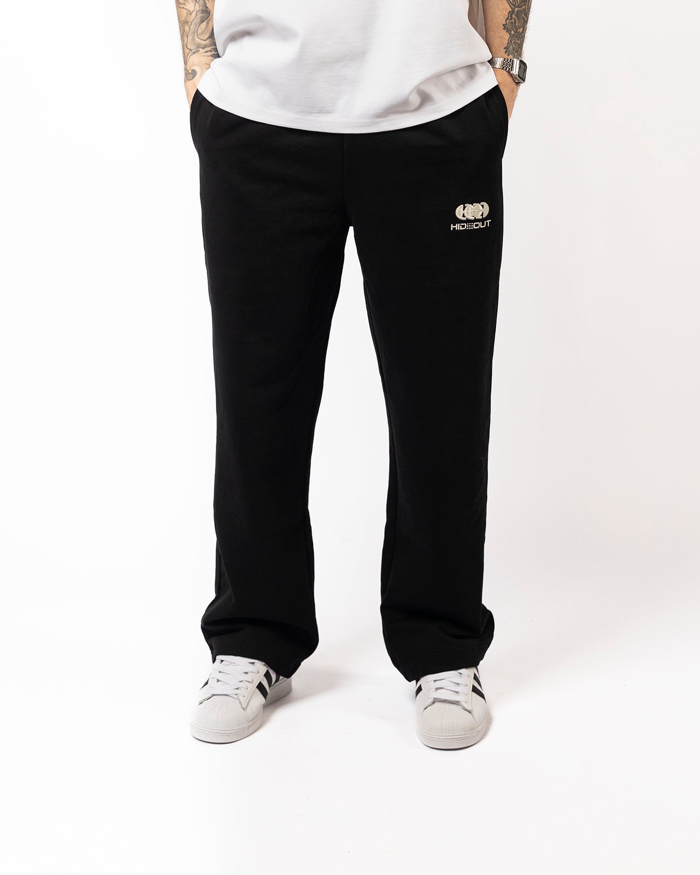 REVOLT STRAIGHT LEG JOG PANT -BLACK-SS26