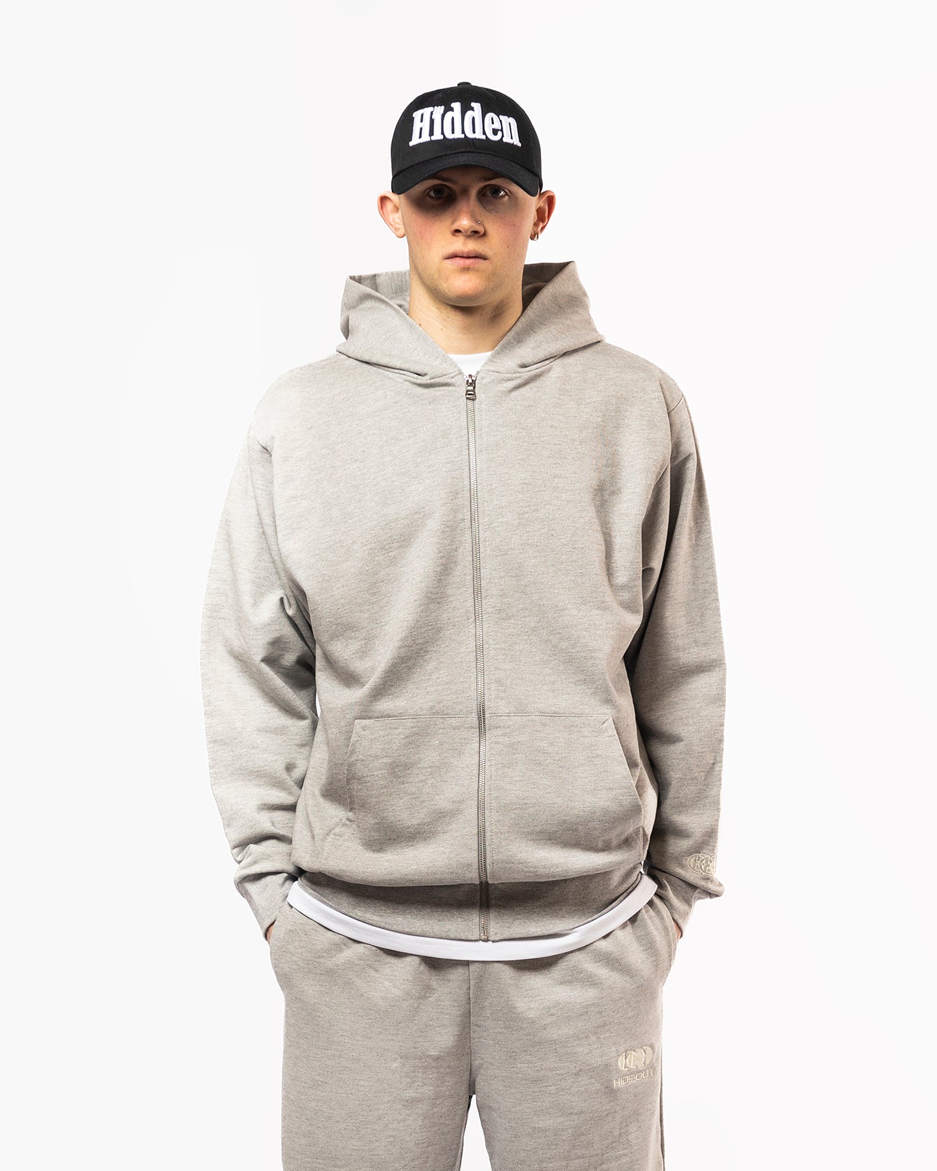 REVOLUTION ZIP HOODIE -ATHLETIC GREY MARL SS26