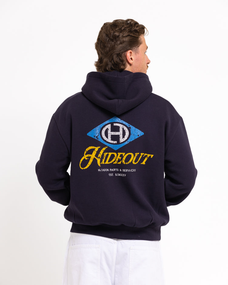 SERVICES HOODIE -INK NAVY /VINTAGE GOLD