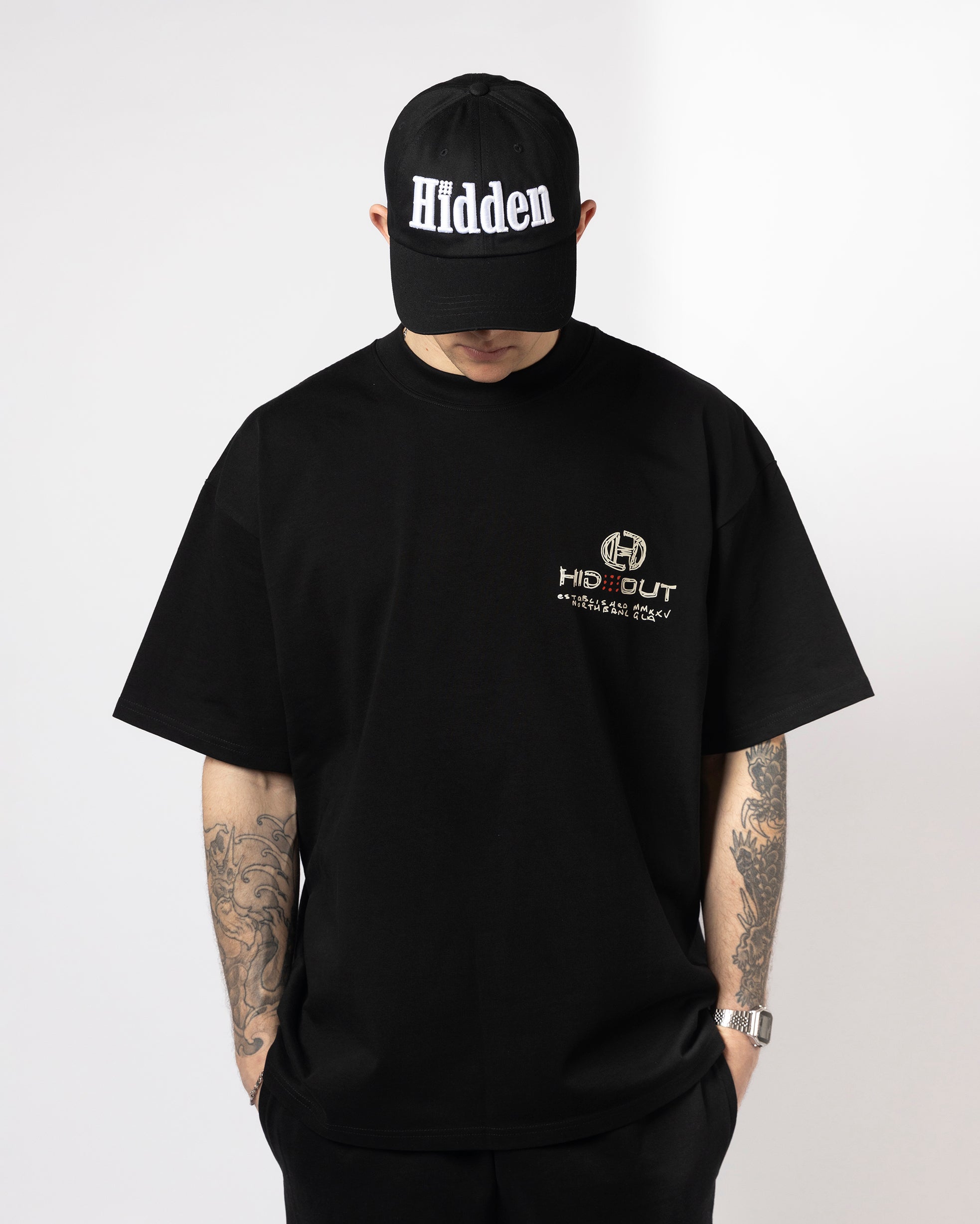 SKETCH TEE -BLACK SS26